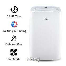 14000 BTU Self Evaporation Portable Air Conditioner 1050W Heating Dehumidifier