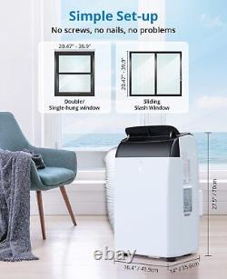 14,000 BTU Air Conditioners Cools Room up to 750 sq. Ft Built-in Dehumidifier