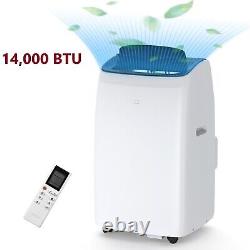 14,000 BTU Portable Air Conditioner Cooler Fan Dehumidifier with Remote Control
