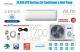 24000 Btu Ductless Air Conditioner, Heat Pump Mini Split 230v 2 Ton With12 Ft Kit