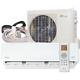 24000 Btu Mini Split Air Conditioner With Heat Pump Remote And Installation Kit