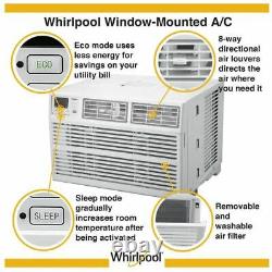 24,000 BTU Whirlpool Window Air Conditioner 230V With Dehumidifier Warranty