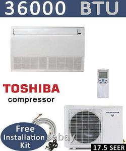 3 TON Ductless Mini Split Air Conditioner, Heat Pump CEILING FLOOR, 36000 BTU