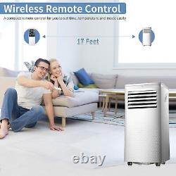 3-in-1 8000 BTU White Portable Air Conditioner Smart AC withDehumidifier & Fan App