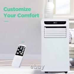 3-in-1 8,000BTU Portable AC Air Conditioner with Remote Control & Dehumidifier