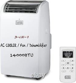 3-in-1 Air Conditioner14000 BTU Portable for Room/RV up to 700 Sq. Ft with Remote