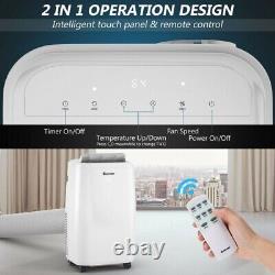 3-in-1 Portable 10000 BTU Air Conditioner Dehumidifier Remote & Cooling Fan Mode