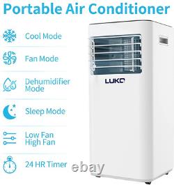 3 in 1 Portable Air Conditioner Dehumidifier Fan 8 000 BTU AC Air Conditioner