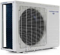 45000 BTU Quad Zone Ductless Split Air Conditioner Heat Pump 9000 + 12000 x 3