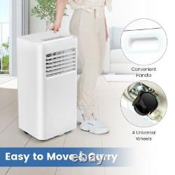 5000 BTU 3-in-1 Portable Air Conditioner With Fan Dehumidifier Powerful Cooling