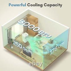 5,000BTU Portable Air Conditioner, Dehumidifier, Fan, 3 in 1 AC with 24-Hour Tim
