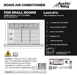 5,000 BTU 115V Arctic King Mechanical Window Air Conditioner, WWK05CM01N