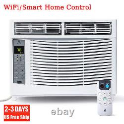 6000BTU Smart Window Air Conditioner Dehumidifier AC WiFi App Remote Energy Star