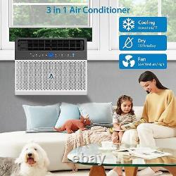 6000 BTU Window Air Conditioner Saddle AC Unit Cools Up to 269 sq. Ft+Remote&WIFI