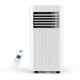 6,000 Btu Portable Air Conditioner Cools 250 Sq. Ft, Dehumidifier, White