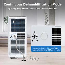 8000BTU Portable Air Conditioner 3-in-1 AC Cooler Dehumidifier with Remote Control