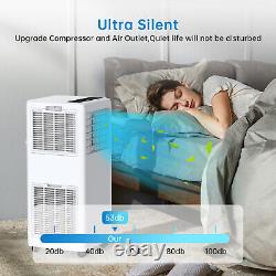 8000BTU Portable Air Conditioners With Dehumidifying/Fan/Sleep Mode/Remote Control