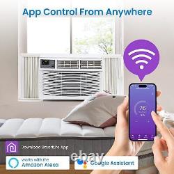 8000BTU Smart Window Air Conditioner Dehumidifier Fan AC Unit Remote/App Control