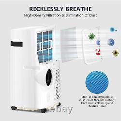 8000 BTU(12000 BTU Ashrae)Portable Air Conditioner/Fan/Dehumidifier 3 Modes Port