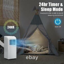 8000 BTU AC Portable Air Conditioner Dehumidifier Fan Mode Cooling Unit WithRemote