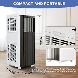 8000 BTU Portable Air Conditioner 3-in-1 AC Unit Cool Fan & Dehumidifier with Kit