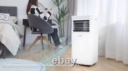 8000 BTU Portable Air Conditioner 3-in-1 Air Cooler With Dehumidifier & Fan Mode