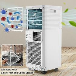 8000 BTU Portable Air Conditioner 3-in-1 Air Cooler with Fan Mode &Dehumidifier