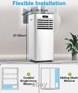 8000 BTU Portable Air Conditioner 3-in-1 Quiet AC Unit with Fan & Dehumidifier