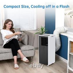 8000 BTU Portable Air Conditioner Cooler Dehumidifier Fan AC Unit, Remote Control