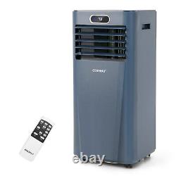 8000 BTU Portable Air Conditioner with Cooling Dehumidifying & Fan Mode Blue