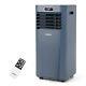 8000 Btu Portable Air Conditioner With Cooling Dehumidifying & Fan Mode Blue