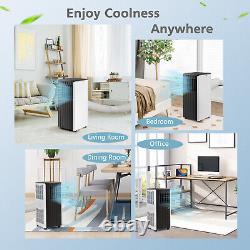 8000 BTU Portable Air Conditioner with Fan & Dehumidifier Mode for Home Office