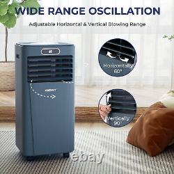 8000 BTU Portable Air Conditioner with Remote Control 3-in-1 Air Cooler with Drying