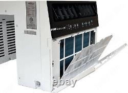 8000 BTU Saddle Window Air Conditioner, 375 SqFt Low Profile Energy Star AC Unit