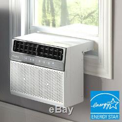8000 BTU Saddle Window Sill Air Conditioner, 375 Sq Ft Room Low Profile Home AC