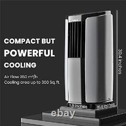 8000 Btu Portable Air Conditioner Quiet Remote Control Builtin Dehumidifier