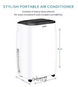 8,000 BTU 115-Volt Portable Air Conditioner Cools 500 sq. Ft. With Dehumidifier