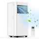8,000 Btu (5,000 Btu Doe) Quiet Portable Air Conditioner, Dehumidifier, White