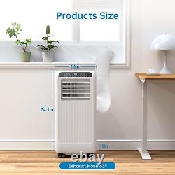8,000 BTU Portable Air Conditioner AC Built-in Cool with Dehumidifier Fan Modes