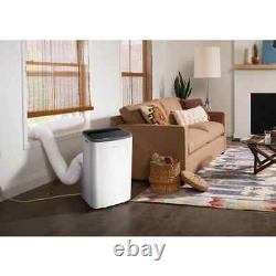 8,000 BTU Portable Air Conditioner, Dehumidifier, Remote, White