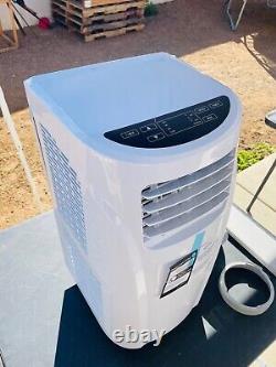 8,000 BTU Portable Air Conditioner with Dehumidifier in White