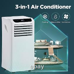 8,000 BTU Portable Air Conditioner with Remote Control Dehumidifier & Fan Modes