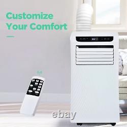 8,000 BTU Portable Air Conditioner with Remote Control Dehumidifier & Fan Modes