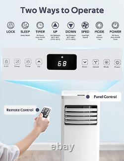 8,000 BTU Portable Air Conditioners, Portable AC Unit with Dehumidifier/Fan/Slee