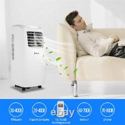 8,000 BTU Portable Air Conditioners and Dehumidifier Cooling & Air- White US