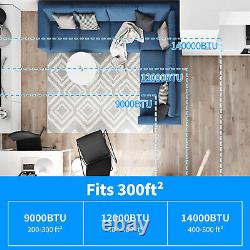 9000 BTU 3-in-1 Portable Air Conditioner Cooling Dehumidifier Fan +Remote & Wifi