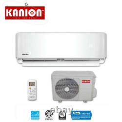 9000 BTU Ductless AC Mini Split Heat Pump Air Conditioner KANION 22.5 SEER 220V