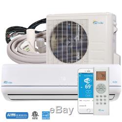9000 BTU Ductless Mini Split Air Conditioner and Heat Pump 25 SEER Energy Star