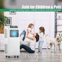 9000 BTU Portable Air Conditioner & Dehumidifier Function Remote with Window Kit