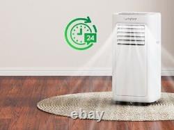 9000 BTU Portable Air Conditioner&Dehumidifier LED Display, 24H Timer Home Office